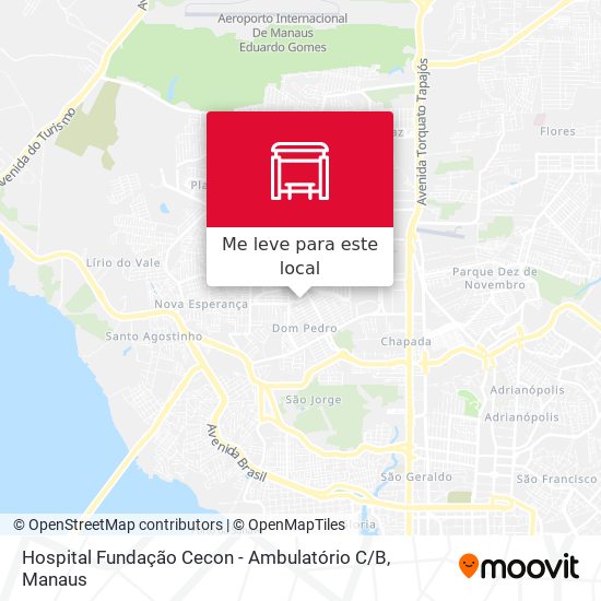 Hospital Fundação Cecon - Ambulatório C / B mapa