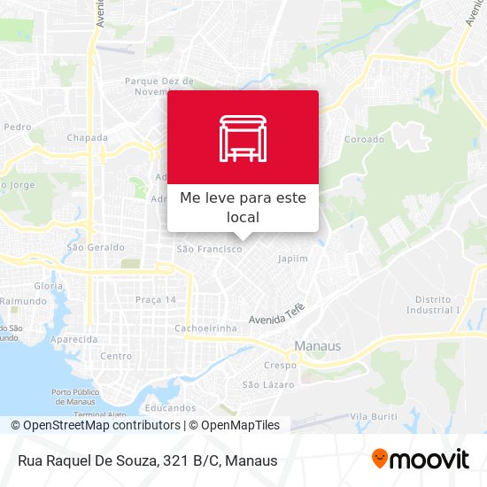 Rua Raquel De Souza, 321 B/C mapa