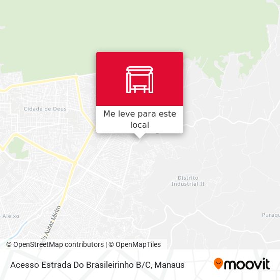 Acesso Estrada Do Brasileirinho B / C mapa