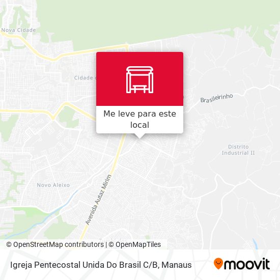 Igreja Pentecostal Unida Do Brasil C / B mapa