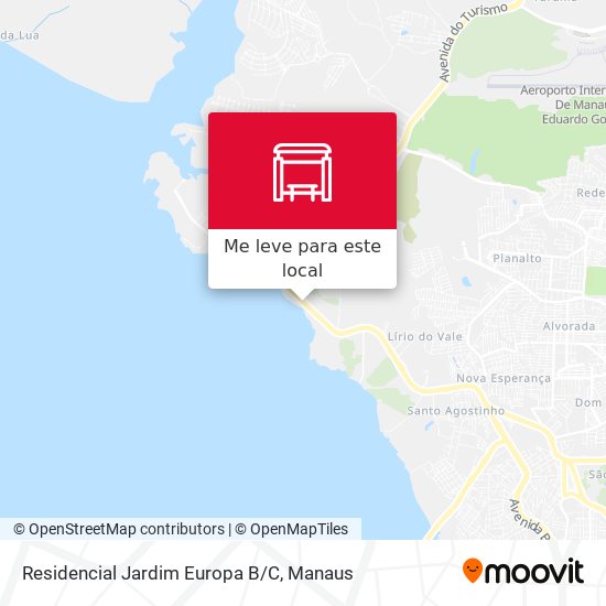 Residencial Jardim Europa B/C mapa