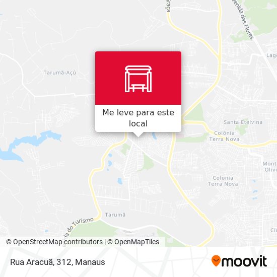Rua  Aracuã, 312 mapa