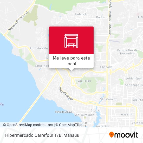 Hipermercado Carrefour T/B mapa