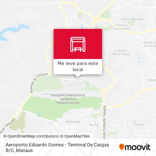 Aeroporto Eduardo Gomes - Terminal De Cargas B / C mapa