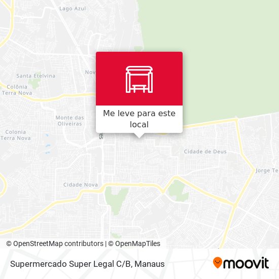 Supermercado Super Legal C/B mapa