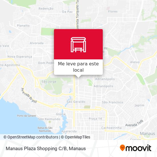 Manaus Plaza Shopping C/B mapa