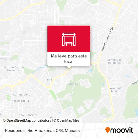 Residencial Rio Amazonas C/B mapa