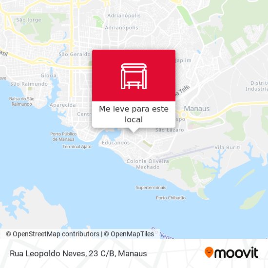 Rua Leopoldo Neves, 23 C/B mapa