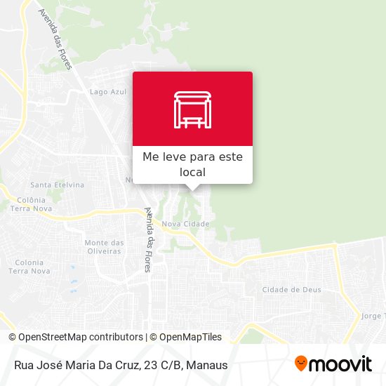 Rua José Maria Da Cruz, 23 C/B mapa