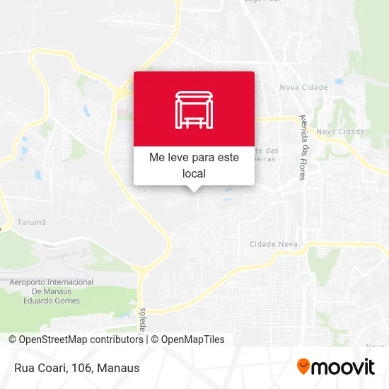 Rua Coari, 106 mapa