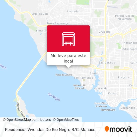 Residencial Vivendas Do Rio Negro B / C mapa