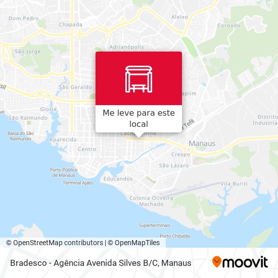 Bradesco - Agência Avenida Silves B / C mapa
