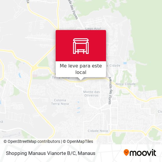 Shopping Manaus Vianorte B/C mapa