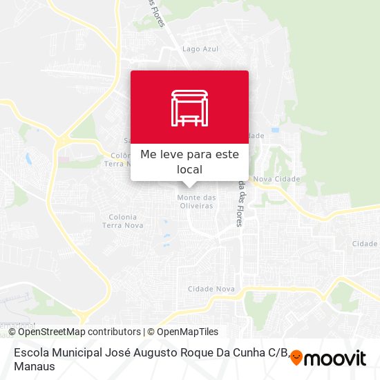Escola Municipal José Augusto Roque Da Cunha C / B mapa
