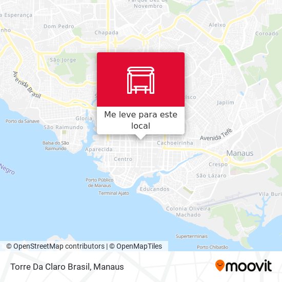 Torre Da Claro Brasil mapa