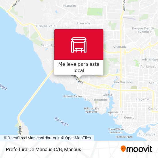 Prefeitura De Manaus C/B mapa