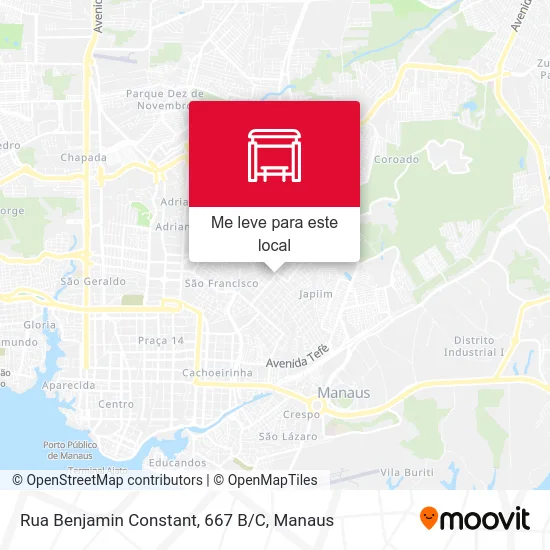 Rua Benjamin Constant, 667 B/C mapa