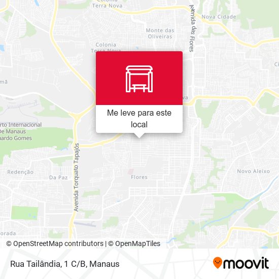 Rua Tailândia, 1 C/B mapa
