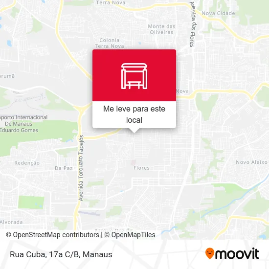 Rua Cuba, 17a C/B mapa