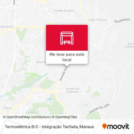 Termoelétrica B / C - Integração Tarifada mapa