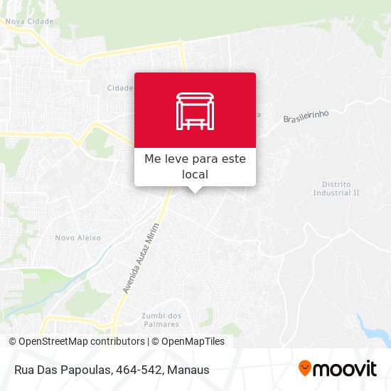 Rua Das Papoulas, 464-542 mapa