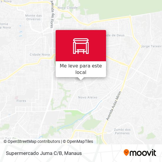 Supermercado Juma C/B mapa