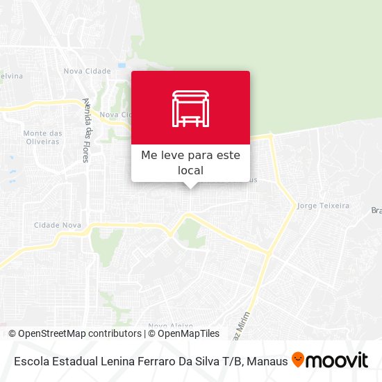 Escola Estadual Lenina Ferraro Da Silva T / B mapa