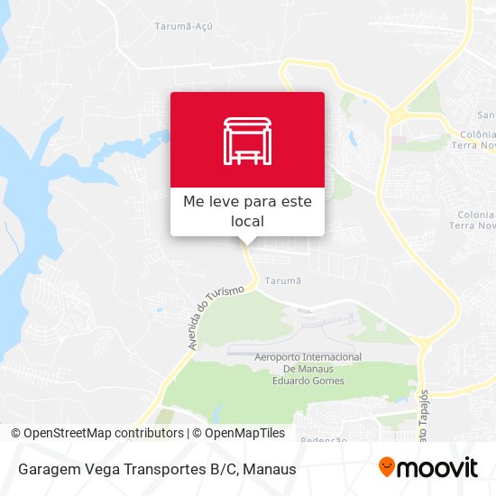 Garagem Vega Transportes B/C mapa