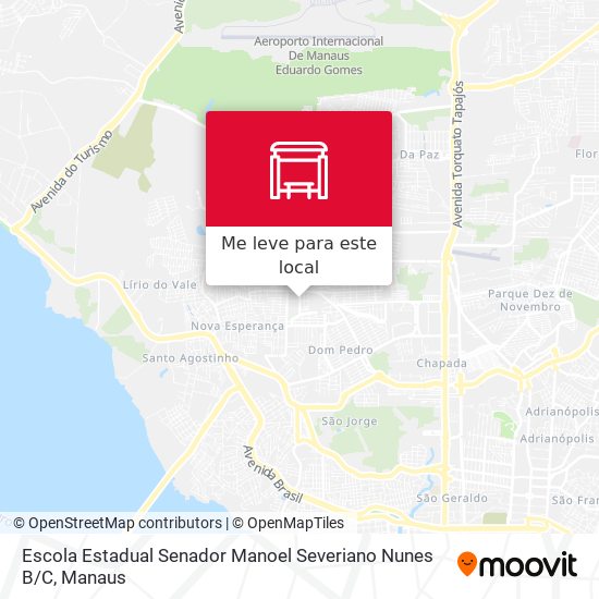 Escola Estadual Senador Manoel Severiano Nunes B / C mapa