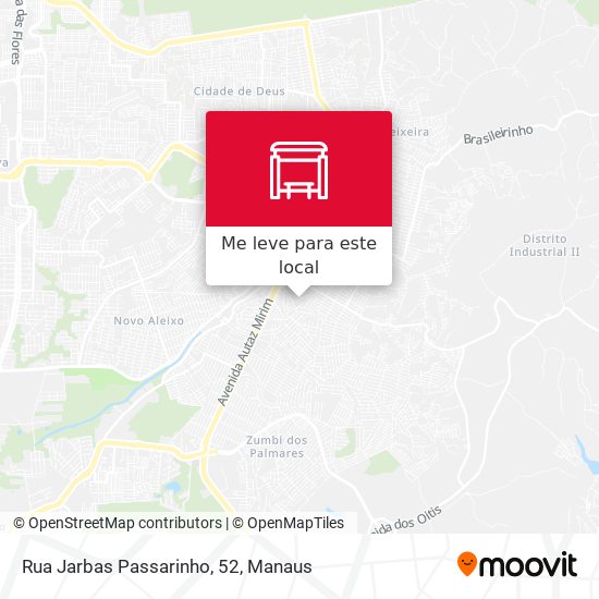 Rua Jarbas Passarinho, 52 mapa