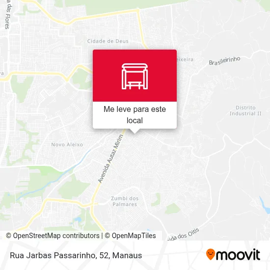 Rua Jarbas Passarinho, 52 mapa