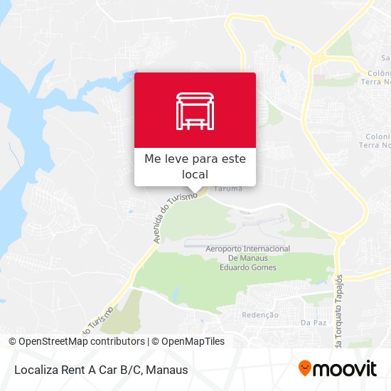Localiza Rent A Car B/C mapa