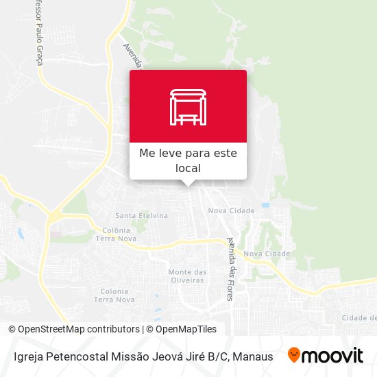 Igreja Petencostal Missão Jeová Jiré B / C mapa