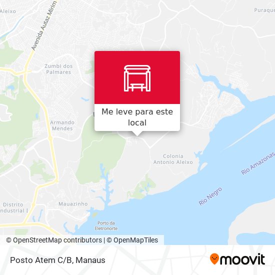 Posto Atem C/B mapa