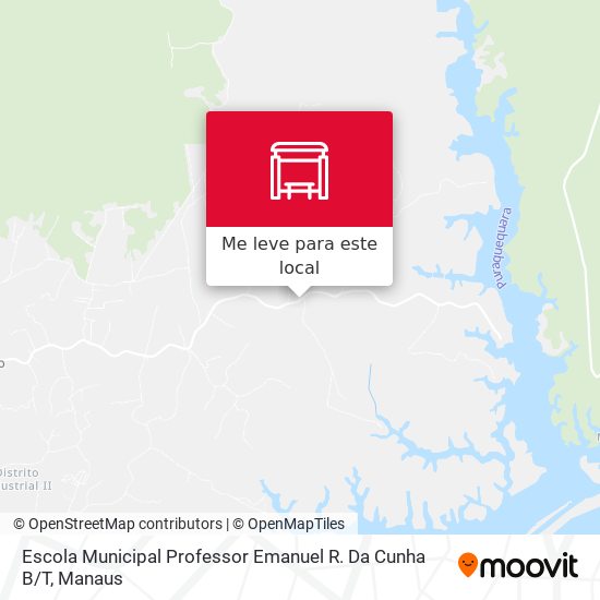 Escola Municipal Professor Emanuel R. Da Cunha B / T mapa