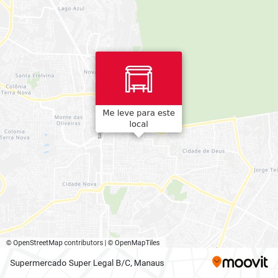 Supermercado Super Legal B/C mapa