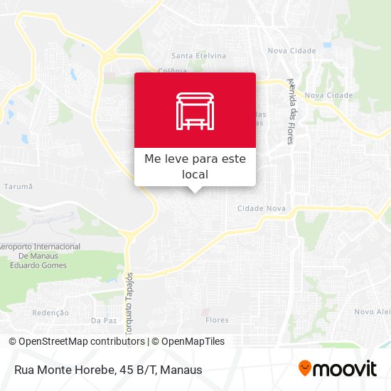 Rua Monte Horebe, 45 B/T mapa