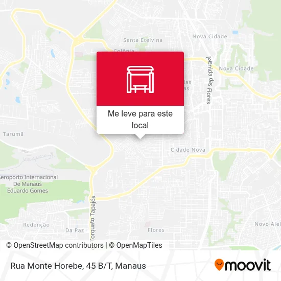 Rua Monte Horebe, 45 B/T mapa