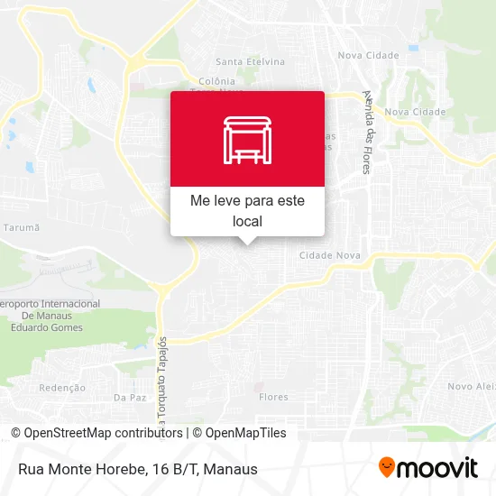 Rua Monte Horebe, 16 B/T mapa