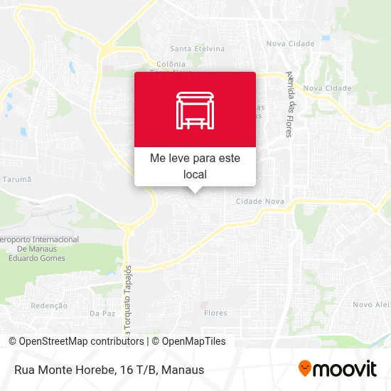 Rua Monte Horebe, 16 T/B mapa