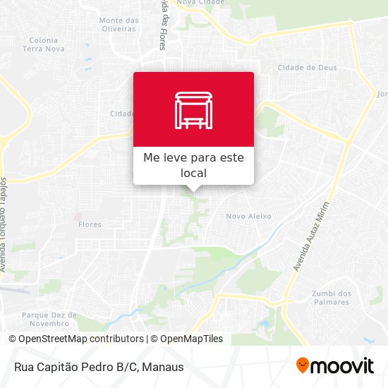 Rua Capitão Pedro B/C mapa