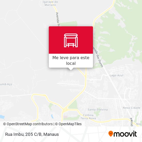Rua Imbu, 205 C/B mapa