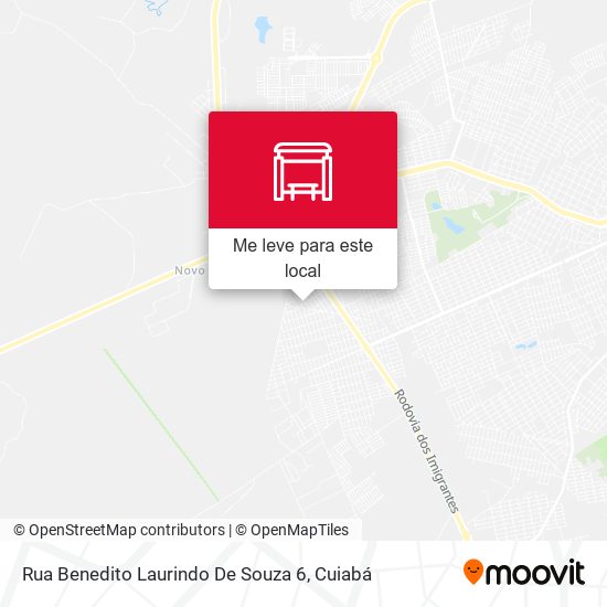 Rua Benedito Laurindo De Souza 6 mapa
