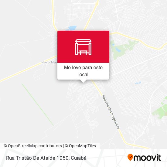Rua Tristão De Ataíde 1050 mapa