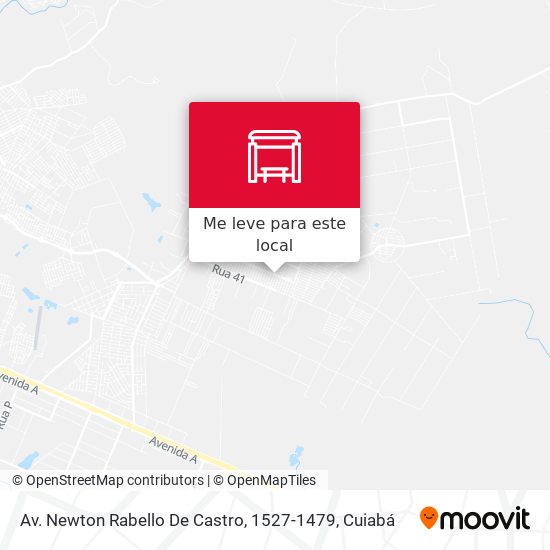 Av. Newton Rabello De Castro, 1527-1479 mapa