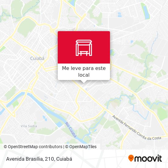 Avenida Brasília, 210 mapa