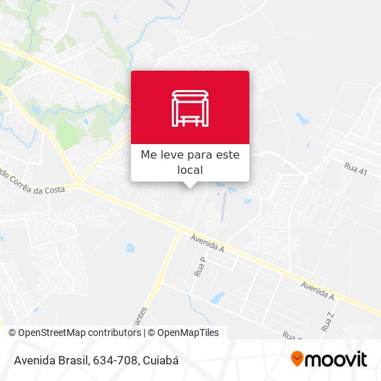 Avenida Brasil, 634-708 mapa