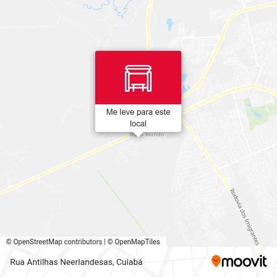 Rua Antilhas Neerlandesas mapa