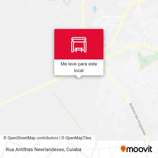 Rua Antilhas Neerlandesas mapa