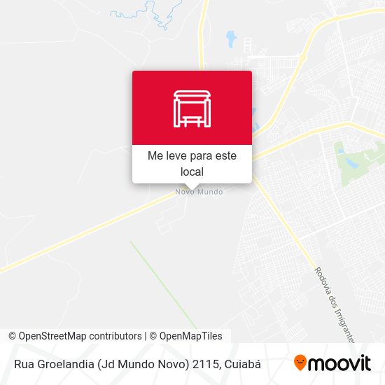 Rua Groelandia (Jd Mundo Novo) 2115 mapa